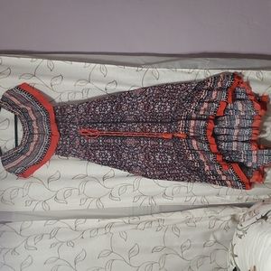 Off the shoulder, high low, size 14, spanish style dress